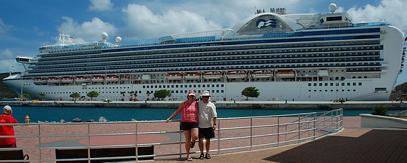 Crown Princess at Crown Bay
