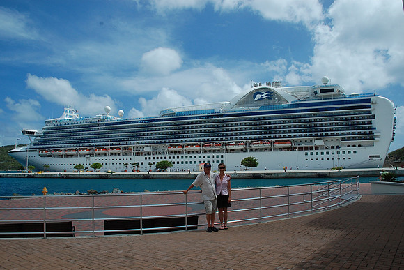 Crown Princess at Crown Bay